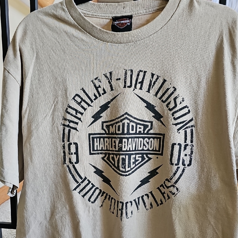 Harley-Davidson Tan T-shirt XL